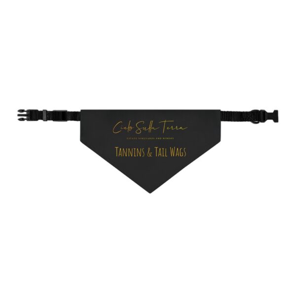 Tannins & Tail Wags Dog Bandana - Image 3