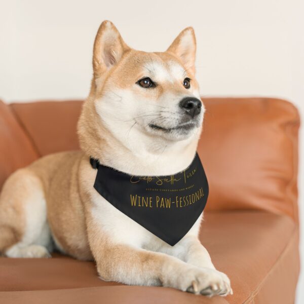 Wine Paw-Fessional Dog Bandana - Image 5