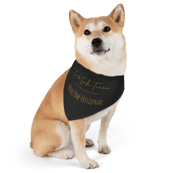 Wine Paw-Fessional Dog Bandana - Image 2