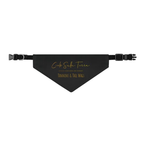Tannins & Tail Wags Dog Bandana - Image 6
